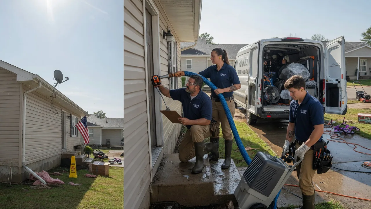 Ceiling Water Damage Restoration in Chatham, LA near me